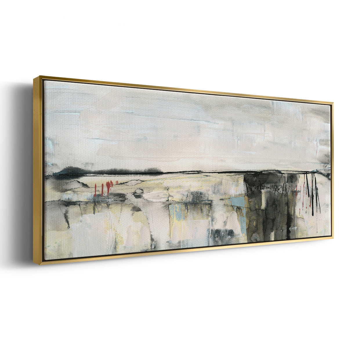 Valley View II - Floater Framed Canvas Print