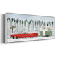 Holiday Roadtrip I - Floater Framed Canvas Print
