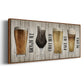 Beer Chart I - Floater Framed Canvas Print