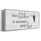 Seasoned with Love - Floater Framed Canvas Print