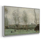 Washerwomen in a Willow Grove, c. 1871 - Floater Framed Canvas Print