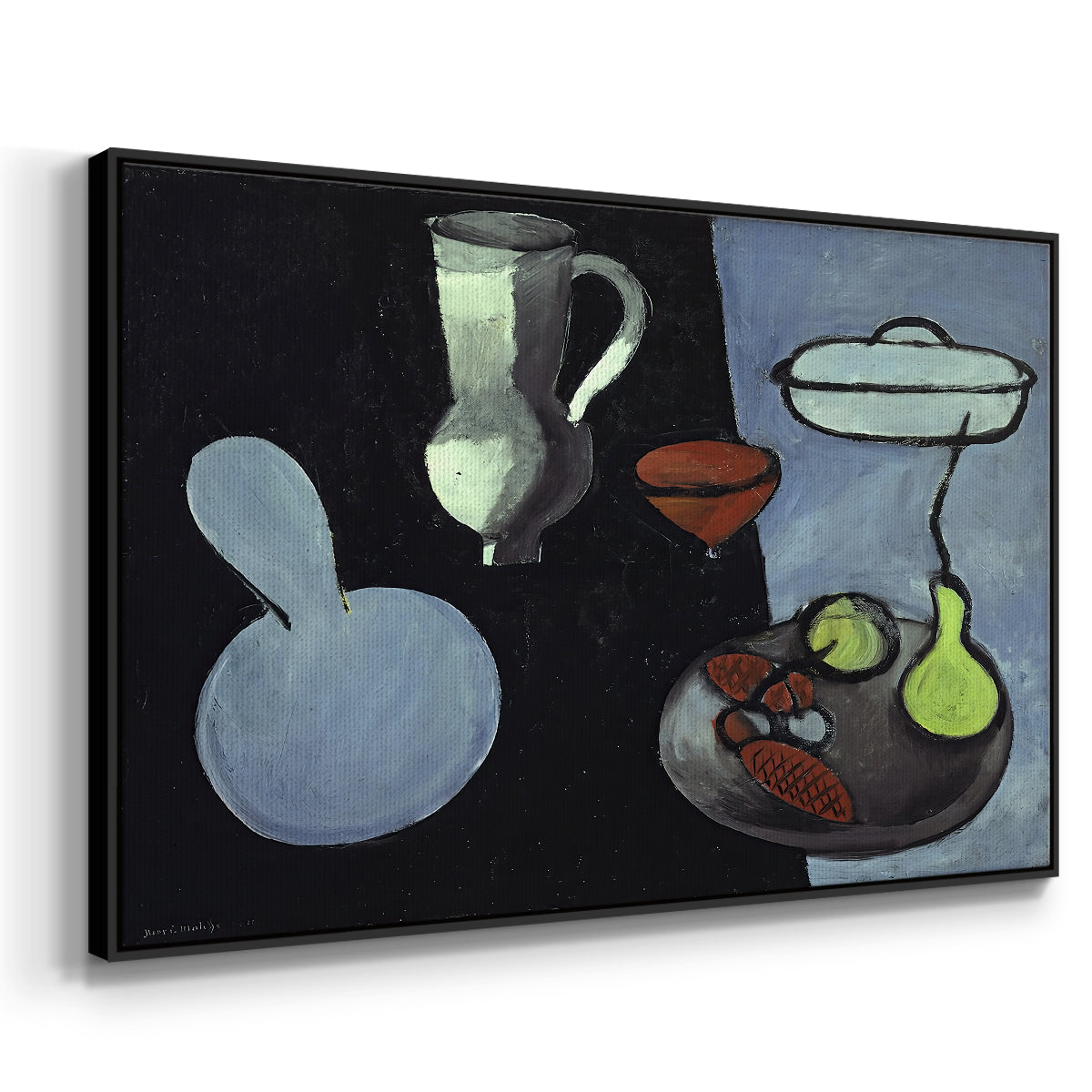 The Gourds (Les coloquintes), 1916 - Floater Framed Canvas Print