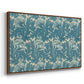 Tulip (Teal), 1875 - Floater Framed Canvas Print