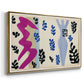 The Knife Thrower (Le lanceur de couteaux), from Jazz, 1947 - Floater Framed Canvas Print