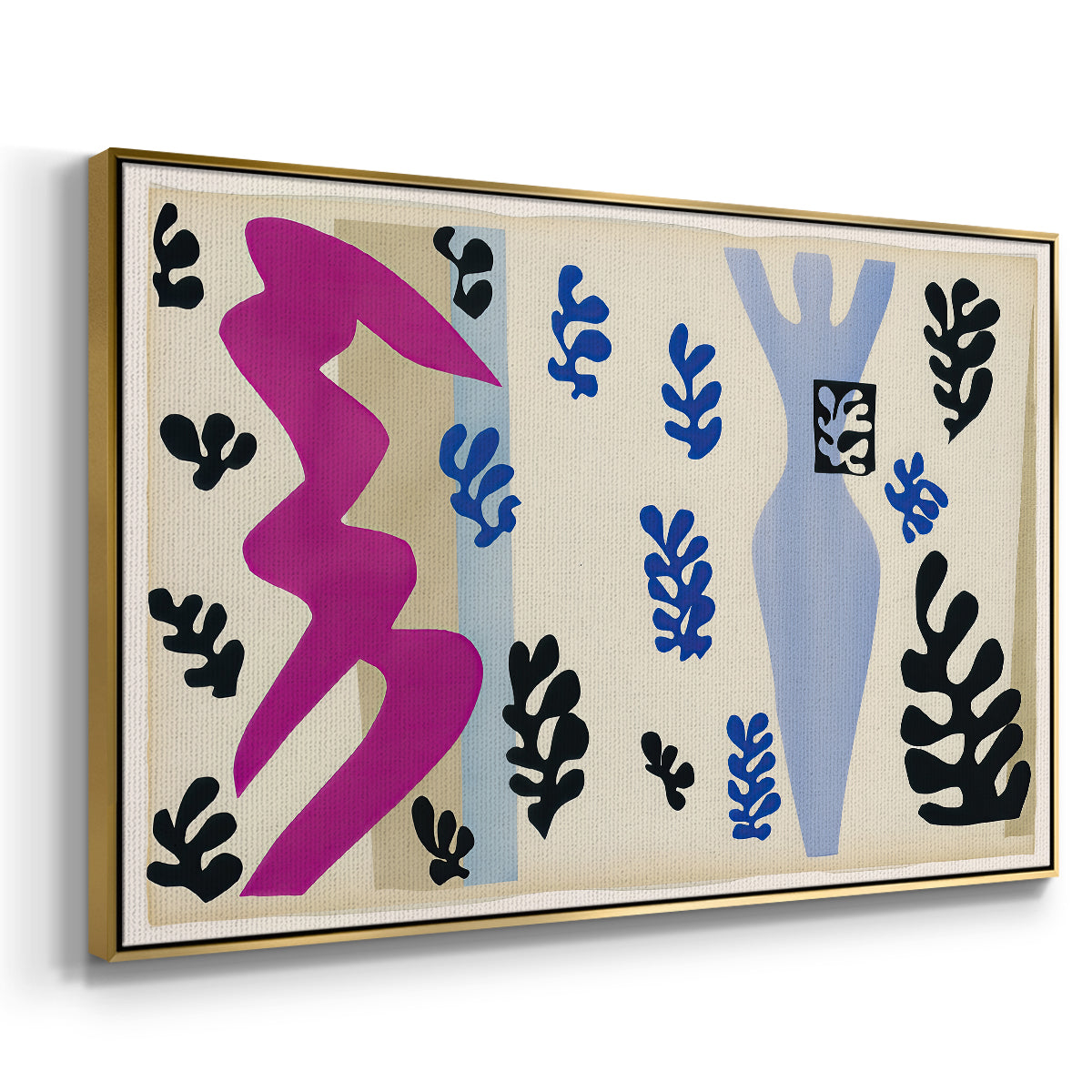 The Knife Thrower (Le lanceur de couteaux), from Jazz, 1947 - Floater Framed Canvas Print