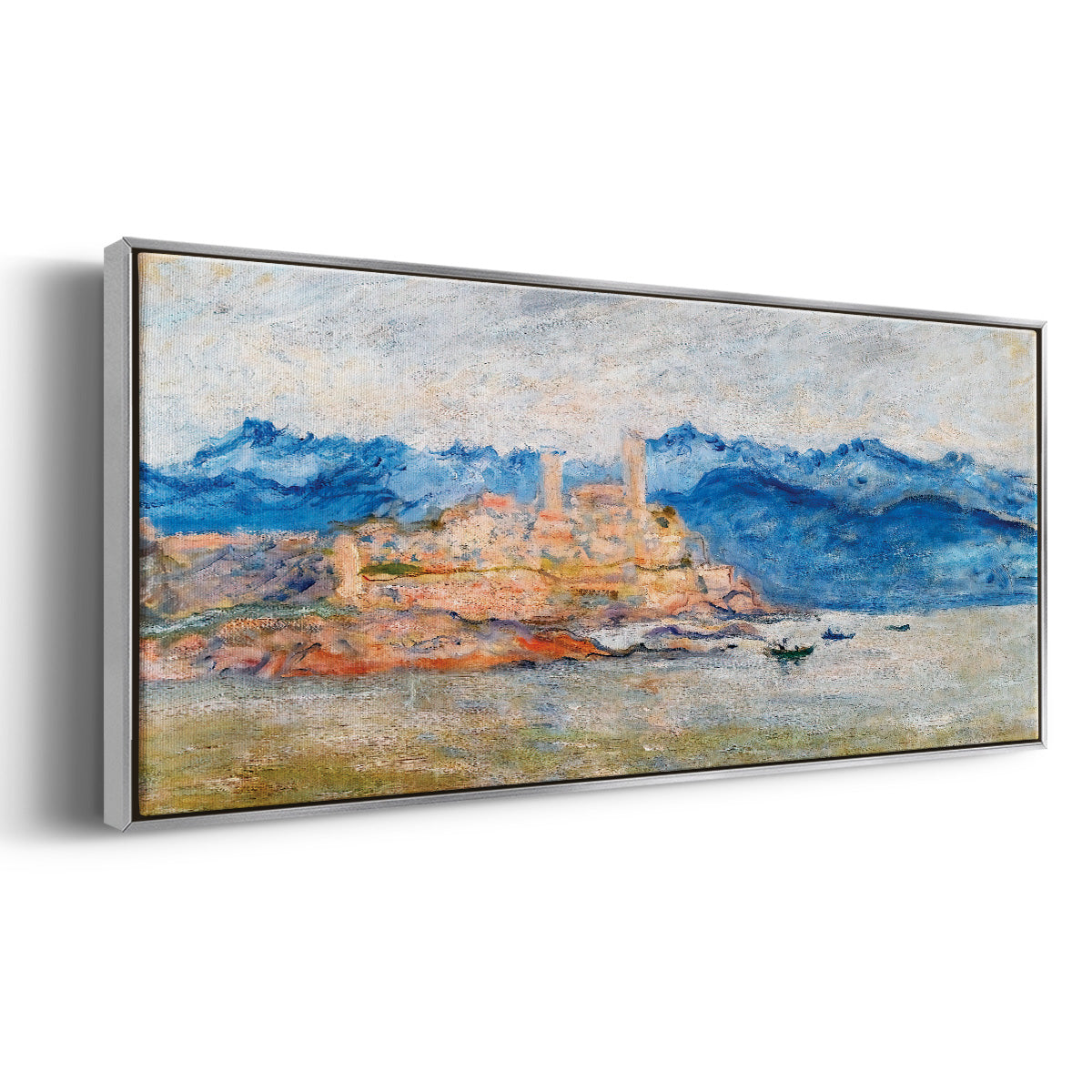 The Fort of Antibes, 1888 - Floater Framed Canvas Print