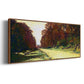 Road in a Forest Fontainebleau, 1864 - Floater Framed Canvas Print