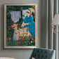 Intimate domestic genre scene by Édouard Manet in an {frame_style_descriptor} displayed in a neutral interior setting.