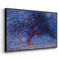 The Red Tree, 1909 - Floater Framed Canvas Print