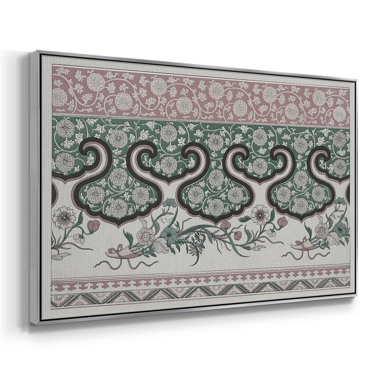 Examples of Chinese Ornament, Pl. LXXVI, 1867 - Floater Framed Canvas Print