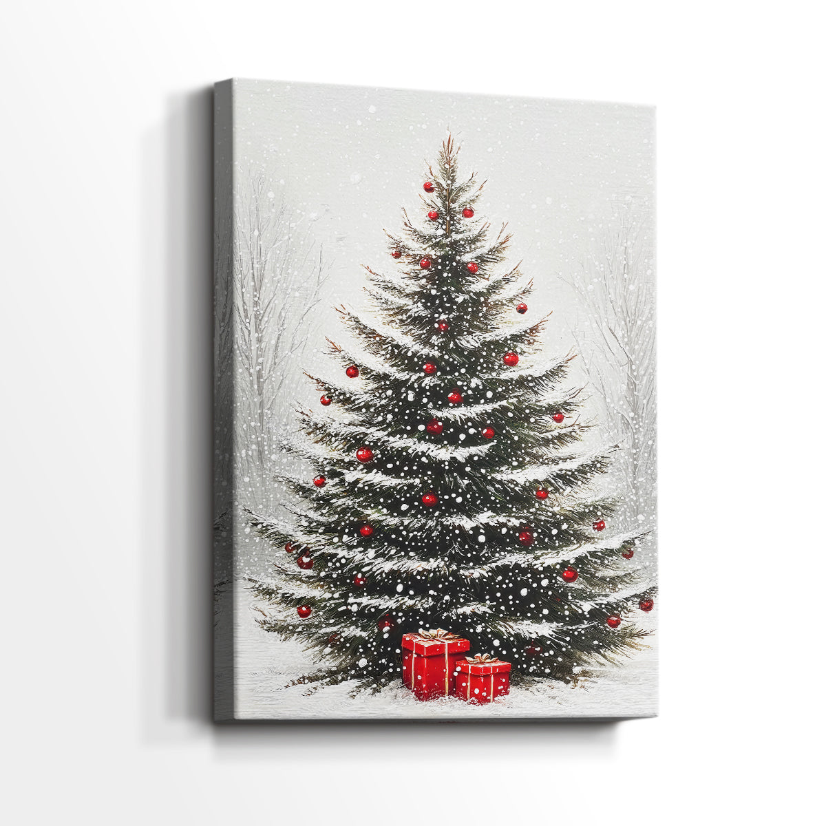 Dawn of Snowwhite Midwinter - Canvas Art Print