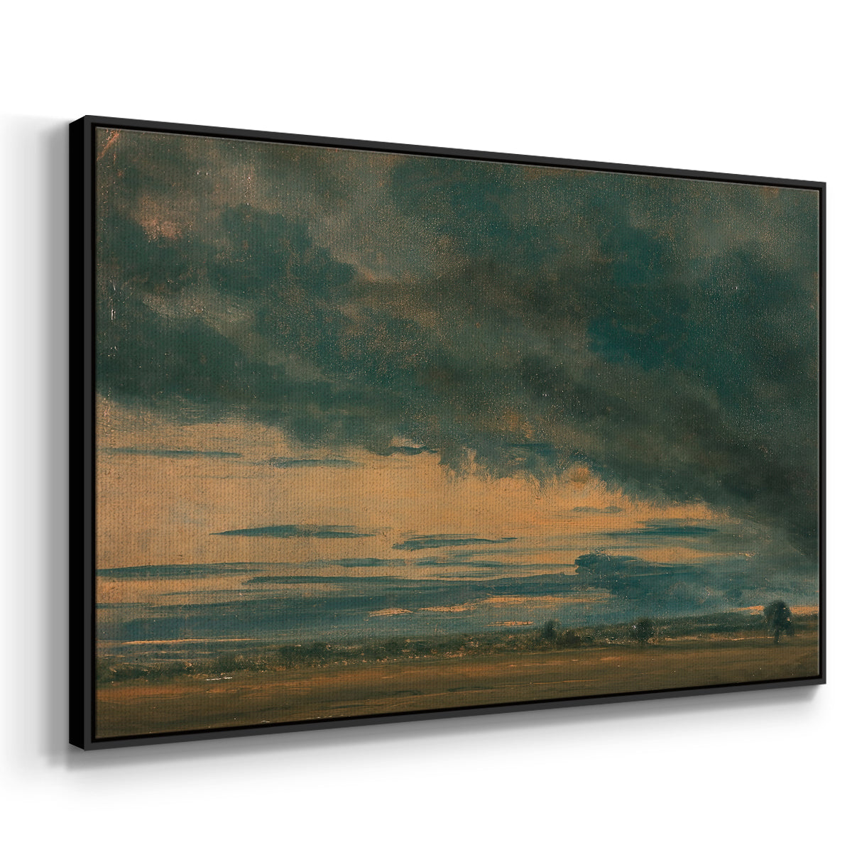 Cloud Study, c. 1821 - Floater Framed Canvas Print