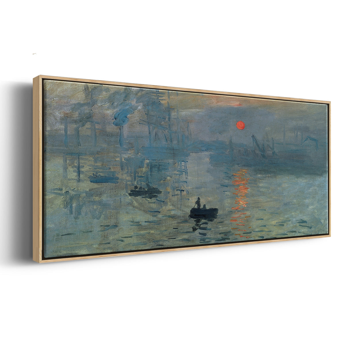 Impression Sunrise - Floater Framed Canvas Print