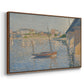 Le Clipper, Asnières, 1887 - Floater Framed Canvas Print
