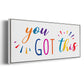 Rainbow Got This - Floater Framed Canvas Print