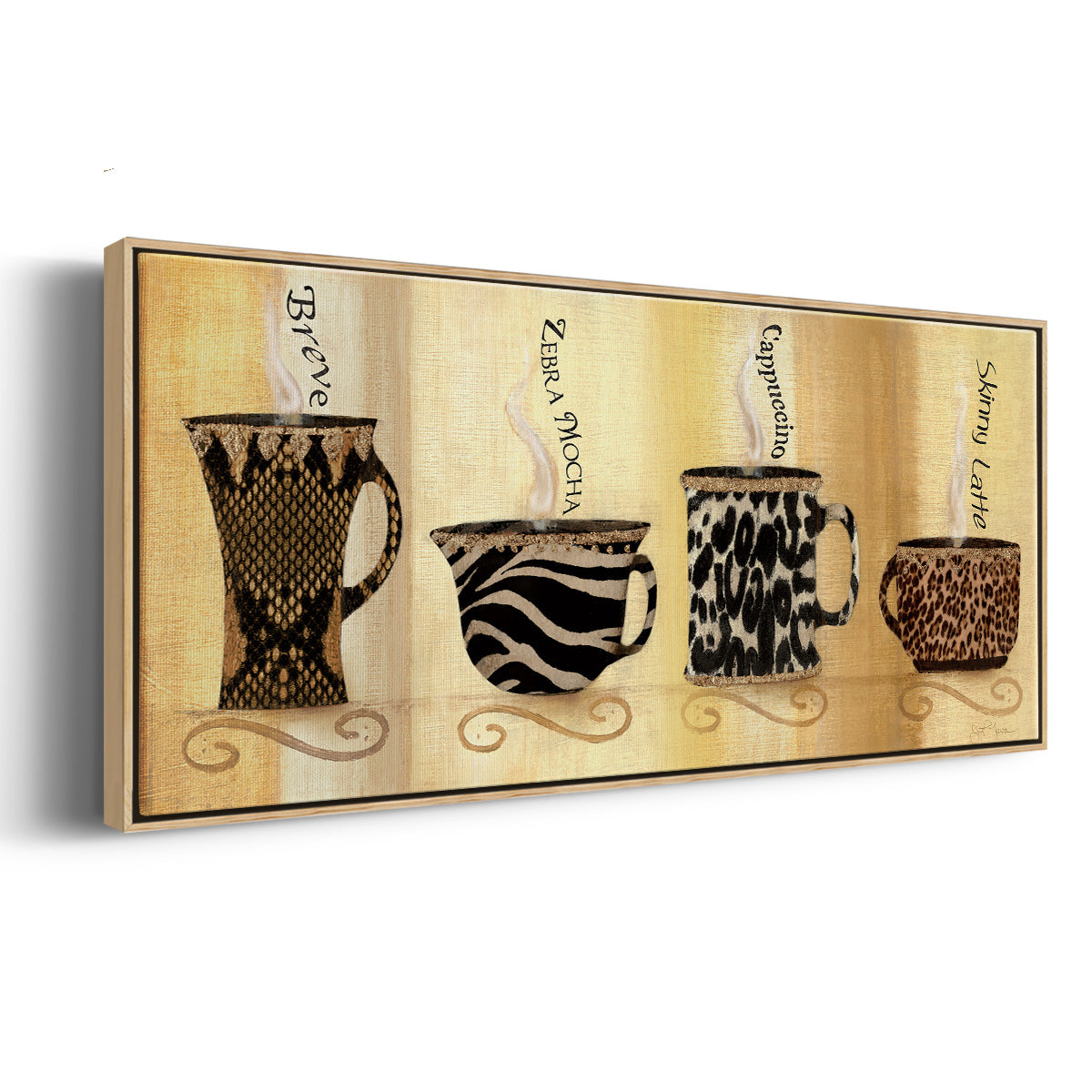 Café Exotica II - Floater Framed Canvas Print