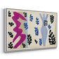 The Knife Thrower (Le lanceur de couteaux), from Jazz, 1947 - Floater Framed Canvas Print