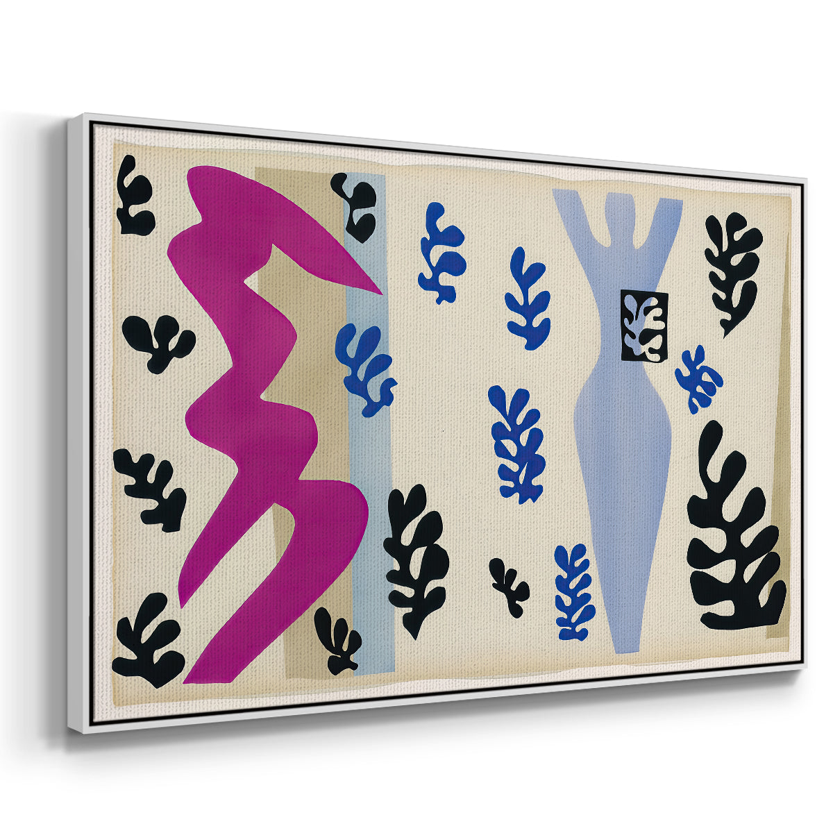 The Knife Thrower (Le lanceur de couteaux), from Jazz, 1947 - Floater Framed Canvas Print