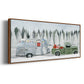 Holiday Roadtrip II - Floater Framed Canvas Print