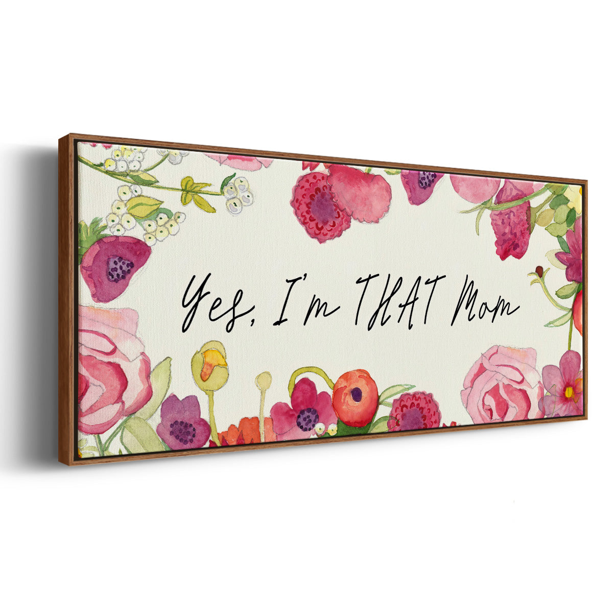 You Da Mom Collection D - Floater Framed Canvas Print