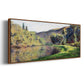 The Seine at Jeufosse, 1884 - Floater Framed Canvas Print