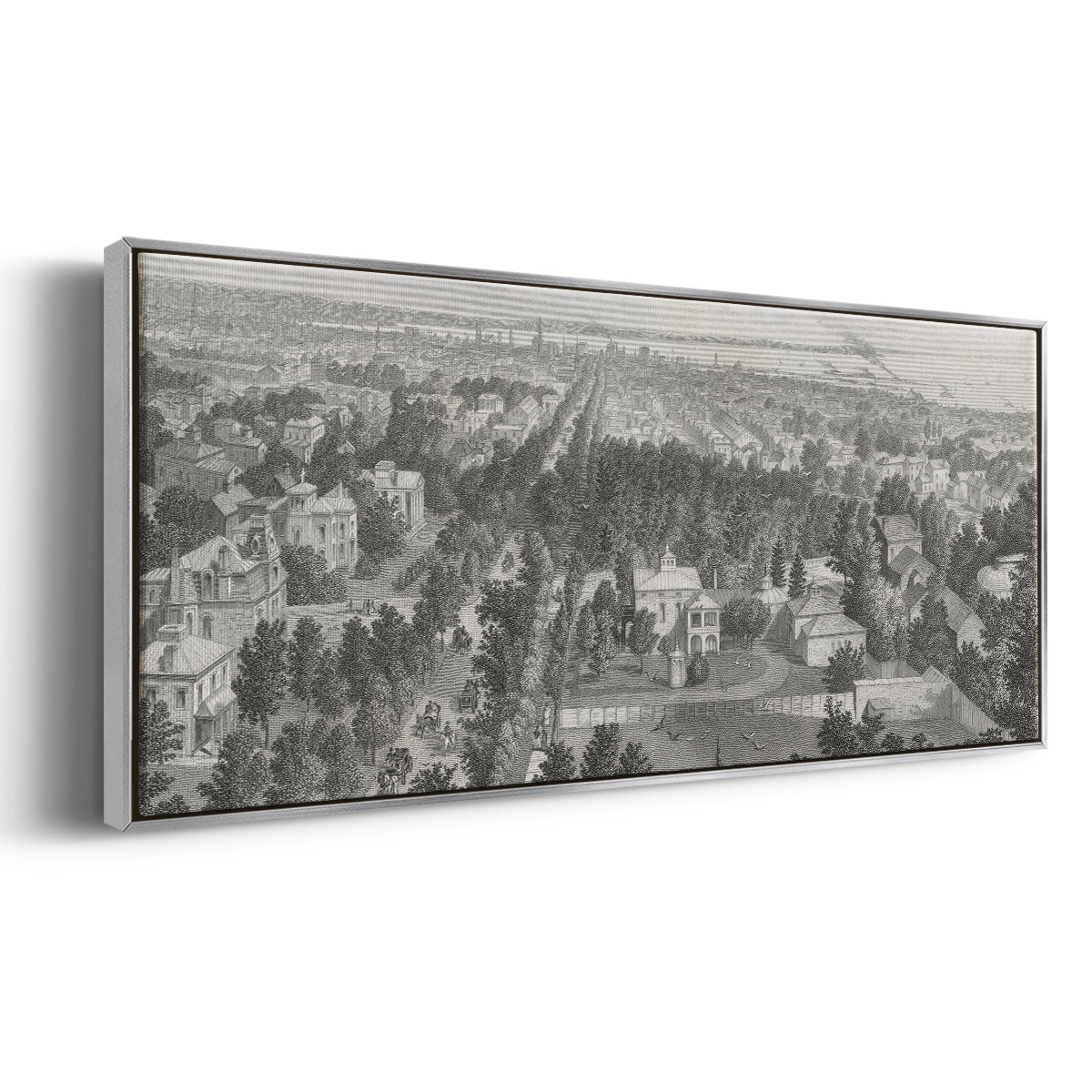 City of Buffalo - Floater Framed Canvas Print