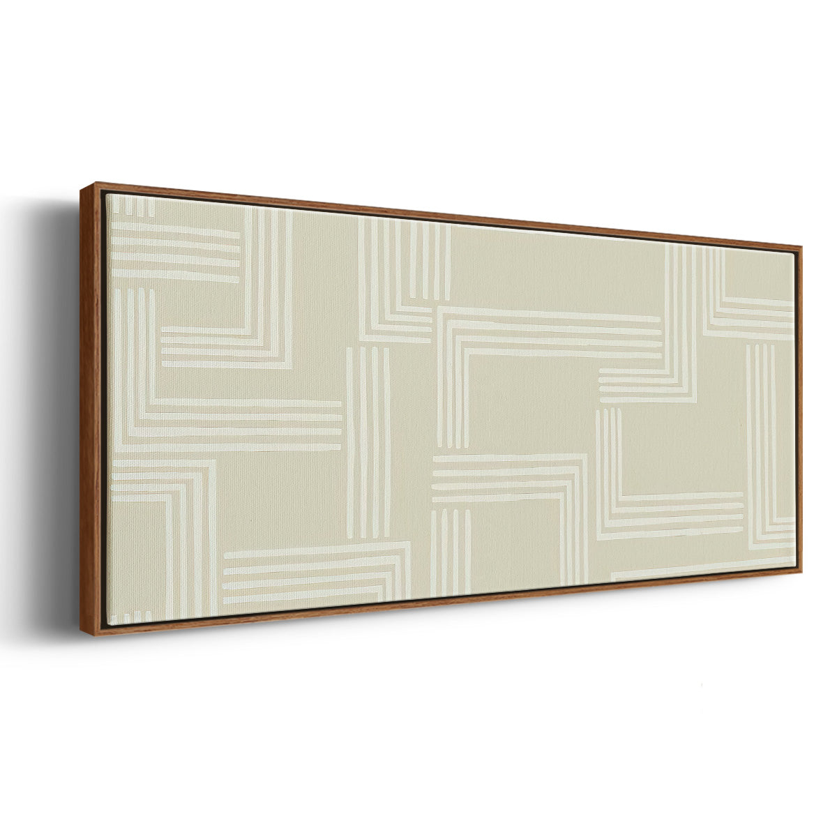 Roll Crossing IV - Floater Framed Canvas Print