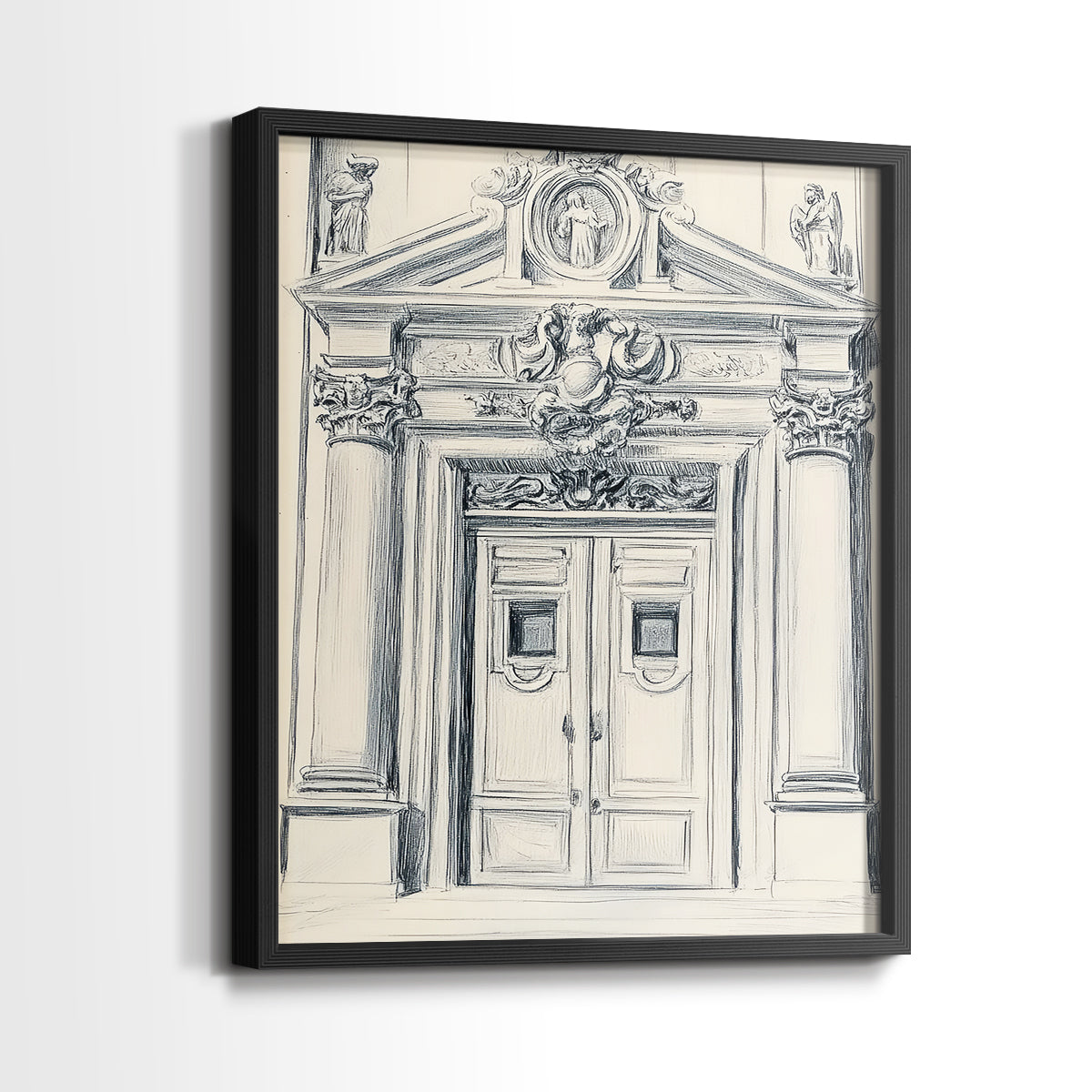 Landscape Study Series V - Restickable Framed Art Set