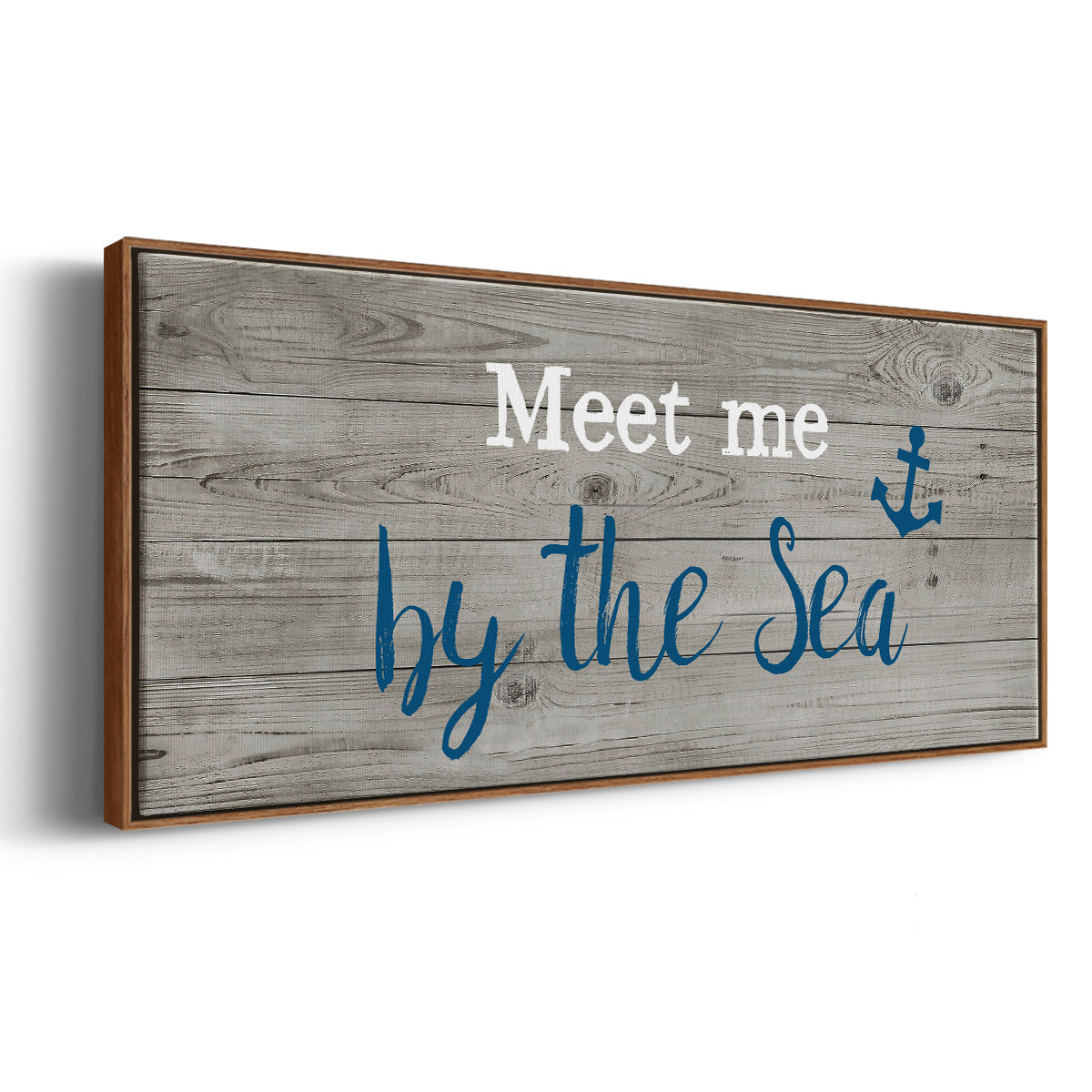 Meet Me - Floater Framed Canvas Print