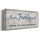 Family Forever - Floater Framed Canvas Print