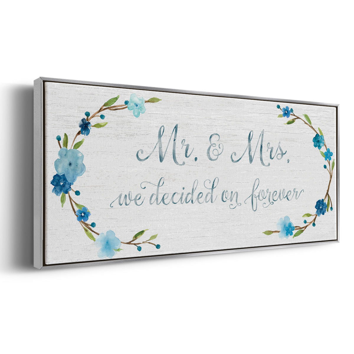 Forever - Floater Framed Canvas Print