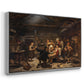 The Return of the Bear Hunter, 1856 - Floater Framed Canvas Print