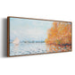 The Seine at Argentuil, 1874 - Floater Framed Canvas Print