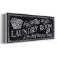 Self Service - Floater Framed Canvas Print