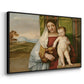 The Gypsy Madonna (La Zingarella), c. 1510-1511 - Floater Framed Canvas Print