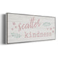 Scatter Kindness - Floater Framed Canvas Print
