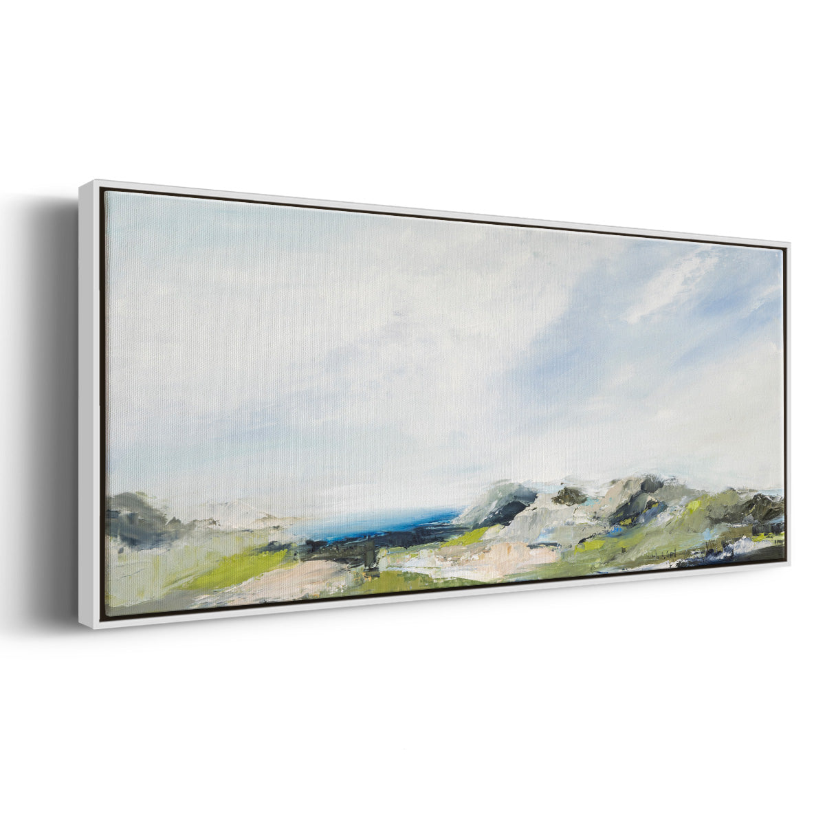 The Earth Sings - Floater Framed Canvas Print