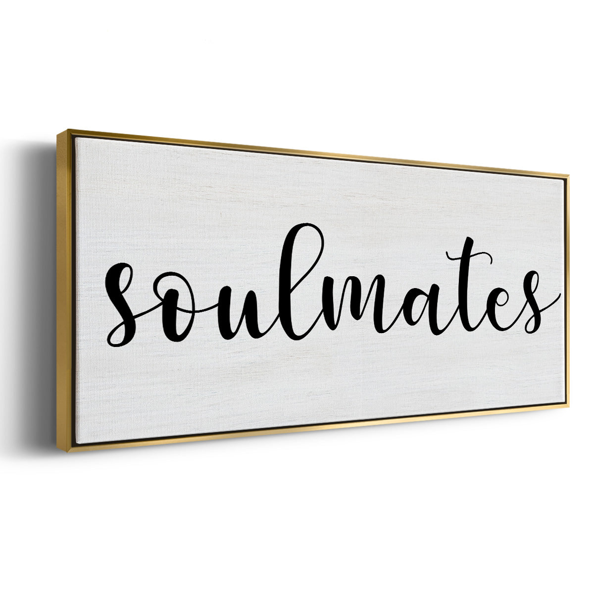 Soulmates - Floater Framed Canvas Print