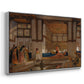 A Lady Receiving Visitors (The Reception), 1873 - Floater Framed Canvas Print