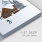 Ski Slope Collection C-Premium Gallery Wrapped Canvas - Ready to Hang