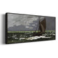 Stormy Seascape, 1867 - Floater Framed Canvas Print