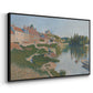 Les Andelys, Côte d'Aval, 1886 - Floater Framed Canvas Print