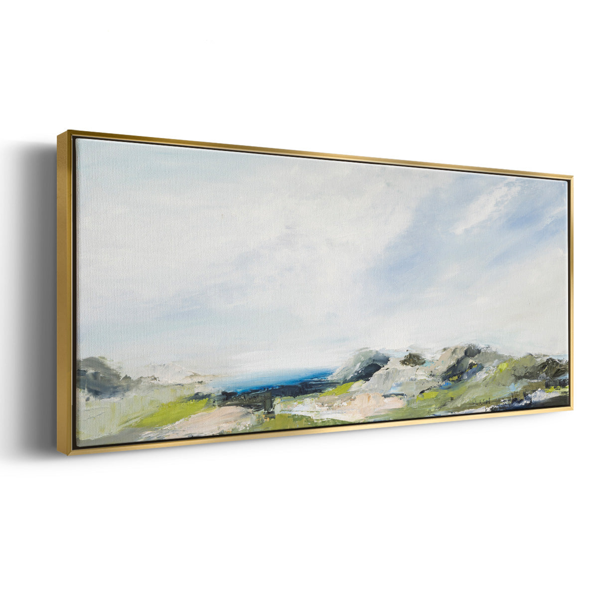 The Earth Sings - Floater Framed Canvas Print