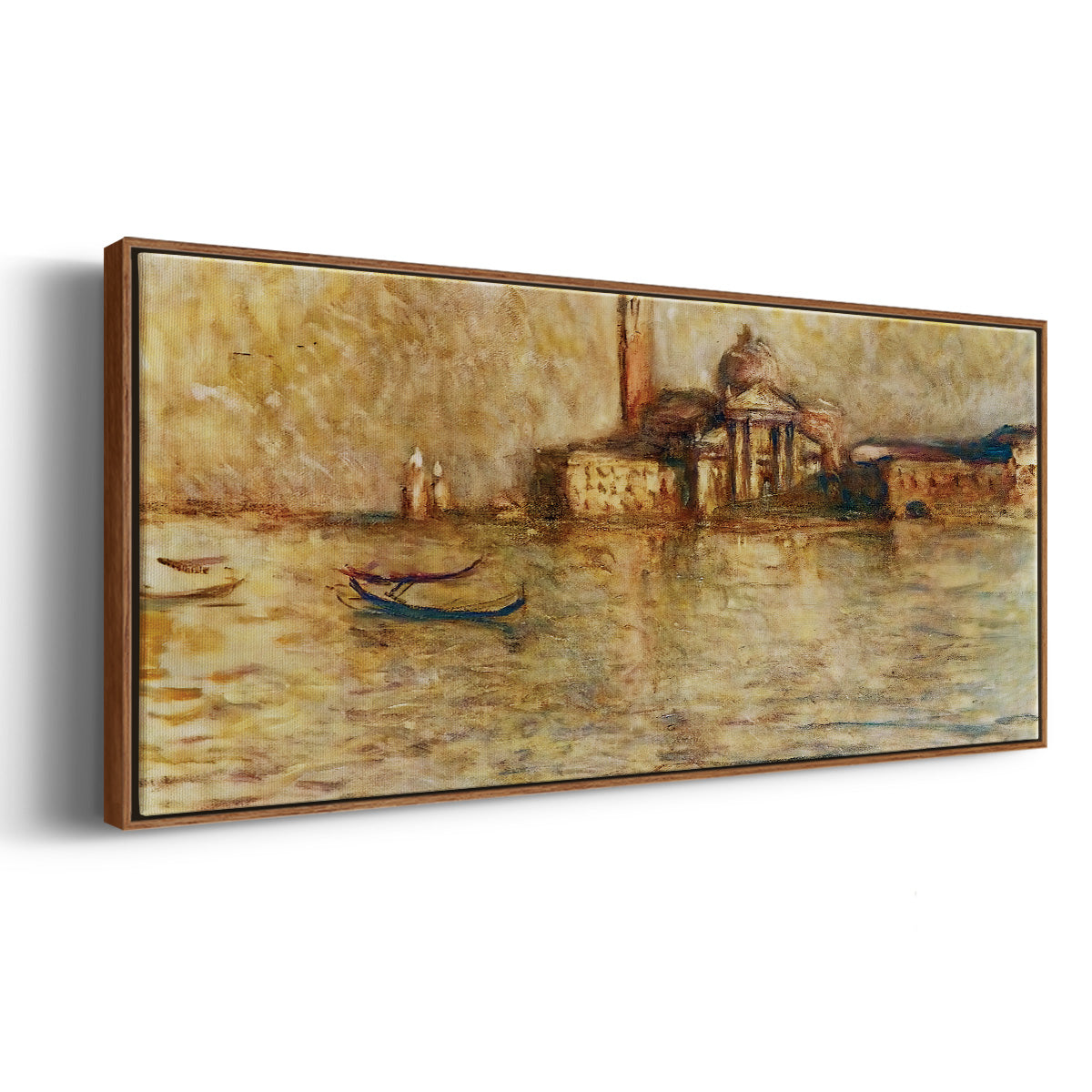 Venice, San Giorgio Maggiore, 1908 - Floater Framed Canvas Print
