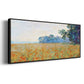 Oat and Poppy Field, 1890 - Floater Framed Canvas Print
