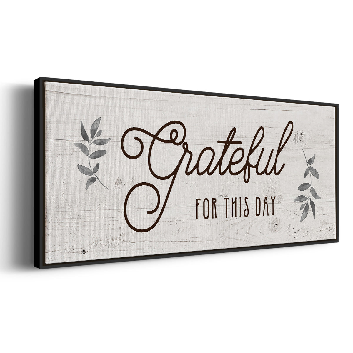 For this Day - Floater Framed Canvas Print
