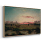 The Marshes at Rhode Island, 1866 - Floater Framed Canvas Print