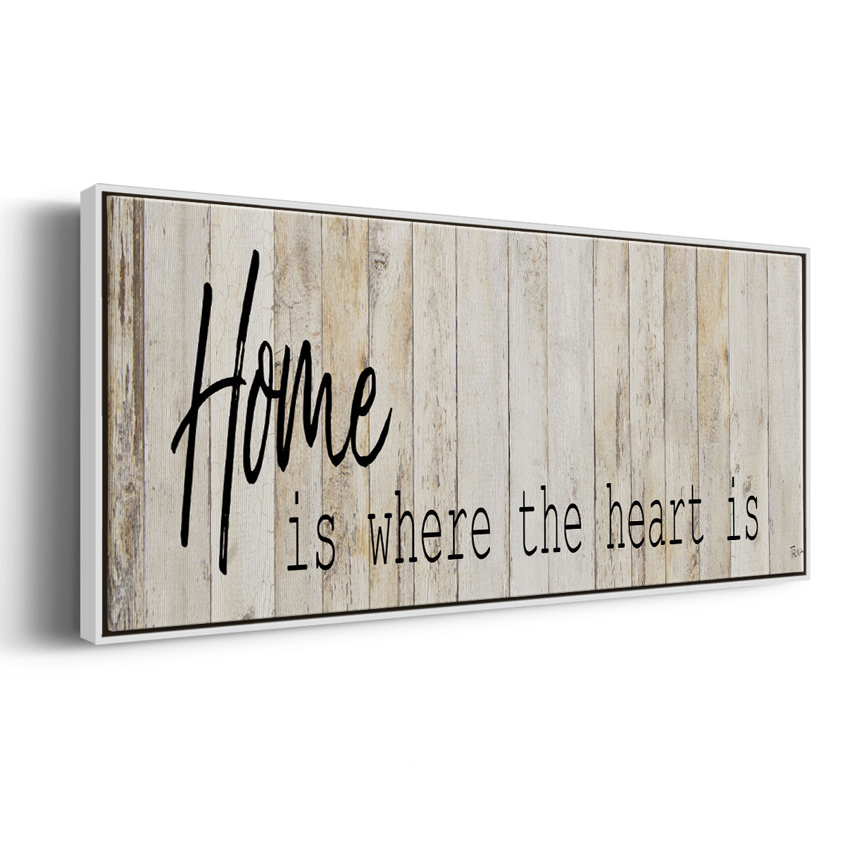 Home - Floater Framed Canvas Print
