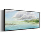 Clear Lagoon I - Floater Framed Canvas Print