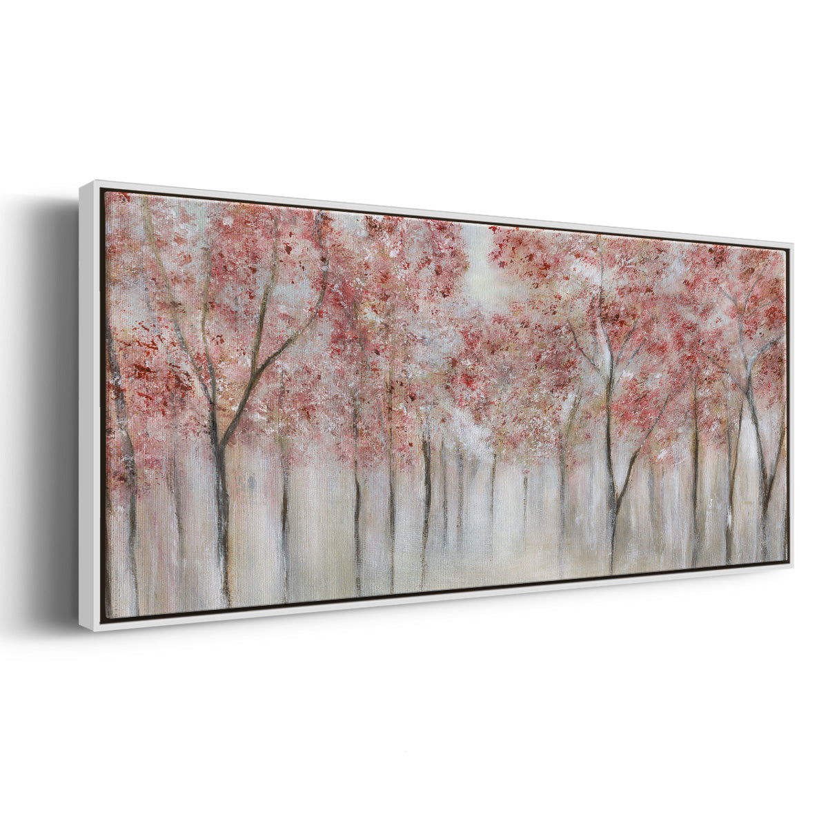 Blushing Spring - Floater Framed Canvas Print